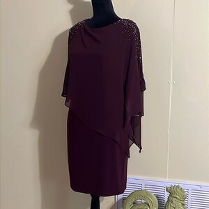 NWT DJ Jaz Womens 3/4 Sleeve Embellished
Sheath Dress Size 6